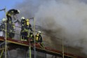 Dachstuhlbrand Koeln Poll Geislarerstr P203